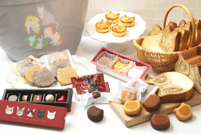 「ねこねこ」誕生以来初となるチョコレートが登場！5匹のねこをイメージした『ねこねこボンボンショコラ』が12月26日（火）より新発売！その他チーズケーキ、福袋など冬限定のねこ型スイーツや食パンが勢揃い！のメイン画像