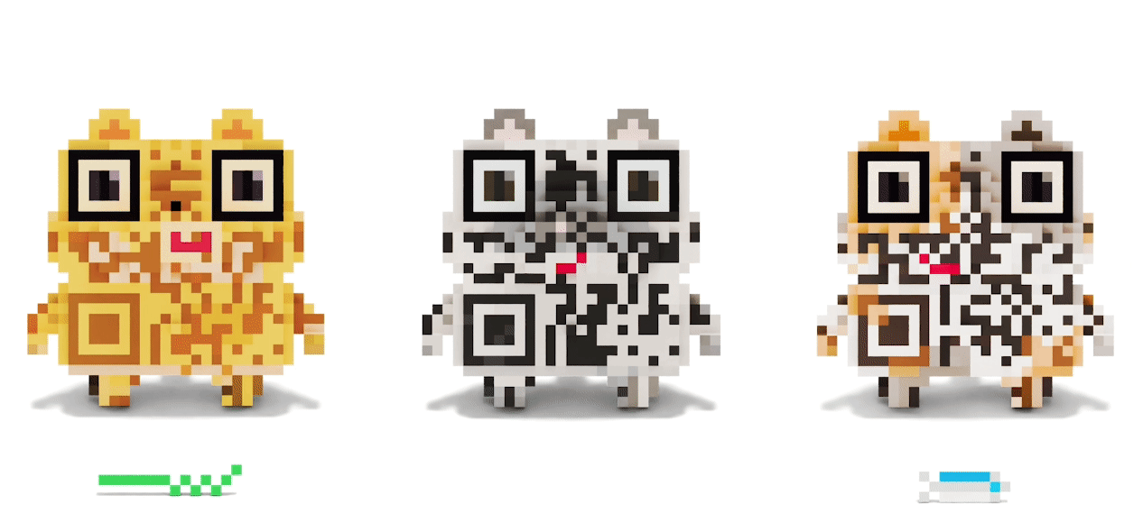 あたらしいブランド体験を生む、キャラクター二次元コードソリューション「にゃんコード」開発。表情やアクションのカスタマイズのほか、デジタルサイネージや販促POPなどメディアに応じた展開が可能。のサブ画像5