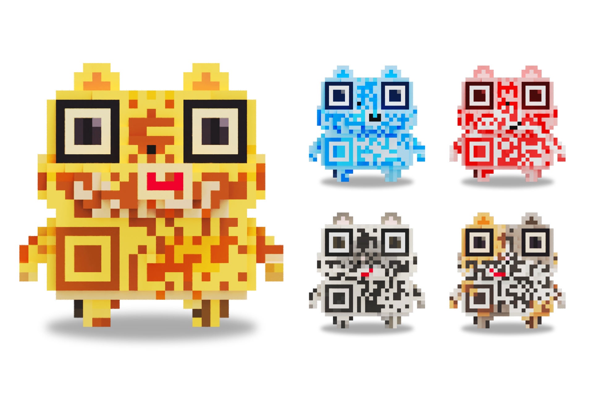 あたらしいブランド体験を生む、キャラクター二次元コードソリューション「にゃんコード」開発。表情やアクションのカスタマイズのほか、デジタルサイネージや販促POPなどメディアに応じた展開が可能。のサブ画像6