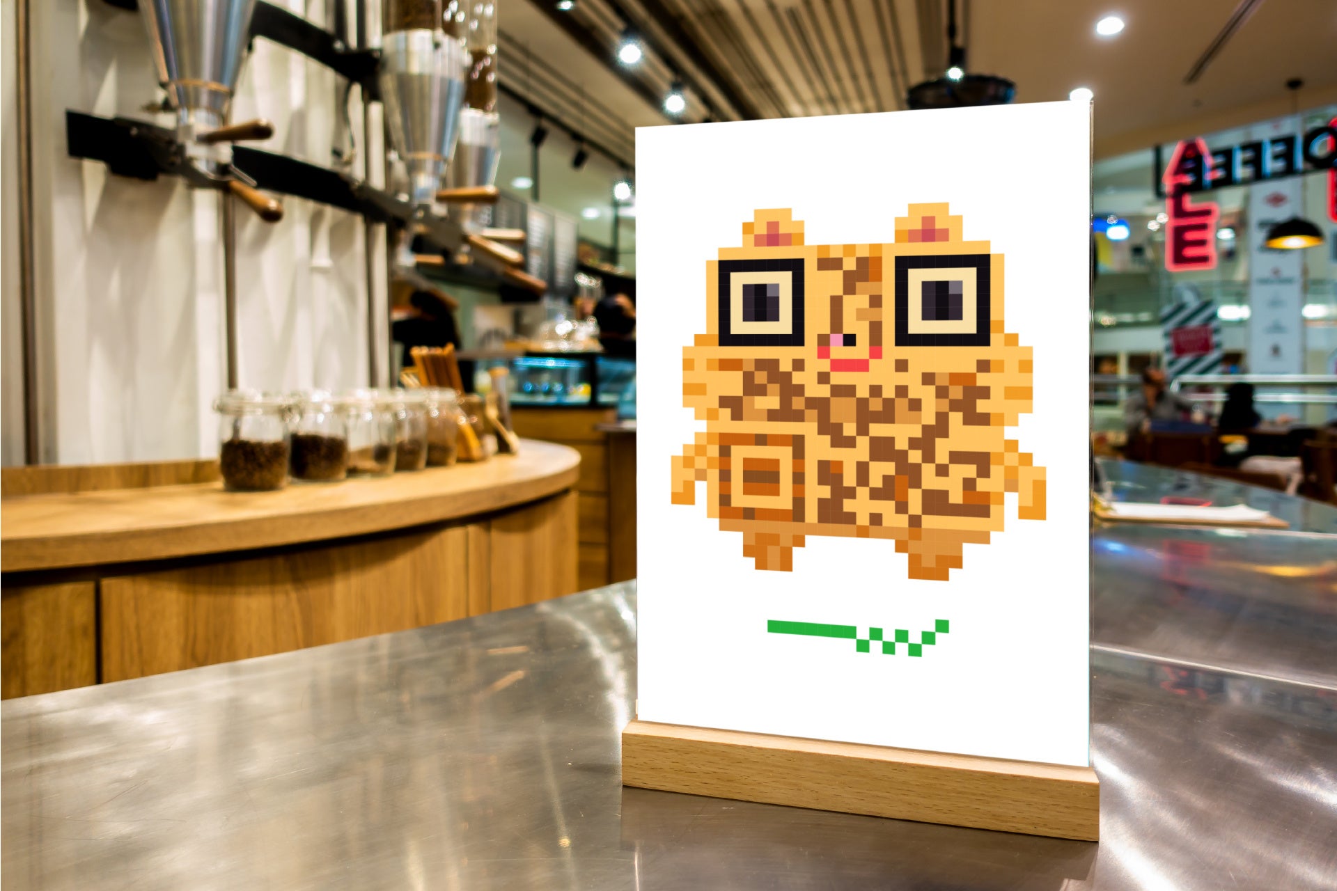 あたらしいブランド体験を生む、キャラクター二次元コードソリューション「にゃんコード」開発。表情やアクションのカスタマイズのほか、デジタルサイネージや販促POPなどメディアに応じた展開が可能。のサブ画像8