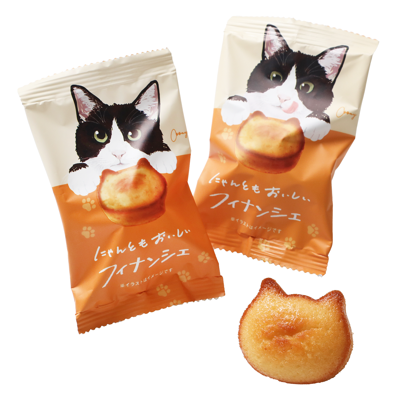 〜猫専⾨イラストレーター Coony（クーニー）さん描き下ろしデザイン～『にゃんともおいしいフィナンシェ』『にゃんともおいしいイチゴブラウニー』のサブ画像3