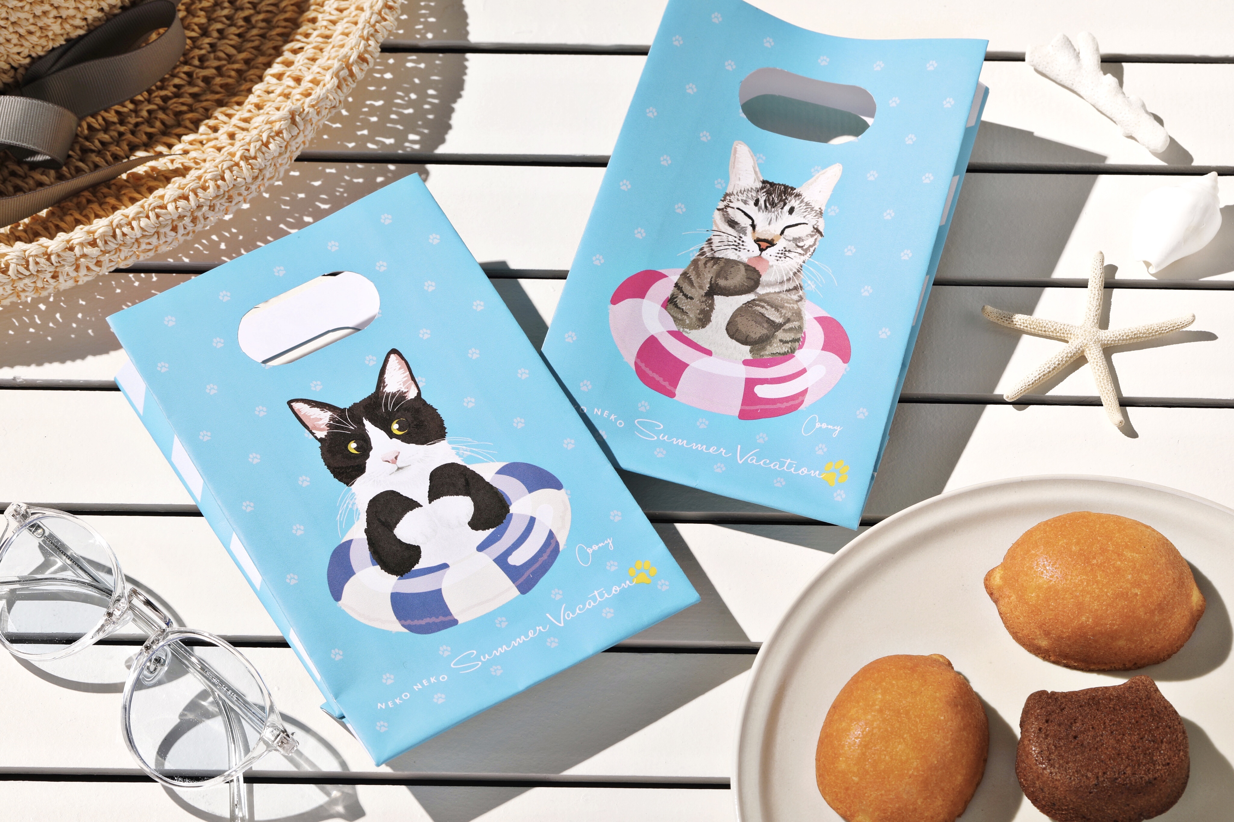 NEKO NEKO Summer Vacation（ねこねこサマーバケーション）第一弾！ “にゃん”ごく気分な新デザイン！夏にぴったりな「ねこねこレモンケーキ」や「ねこねこランチ保冷バッグ」が新発売のサブ画像5