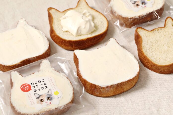 『ねこねこ食パン』がより“しっとり食感”になってリニューアル！リニューアルを記念し、コクのある練乳クリームを塗った注目の新商品『ねこねこクリームボックス』が期間限定で新発売！のメイン画像