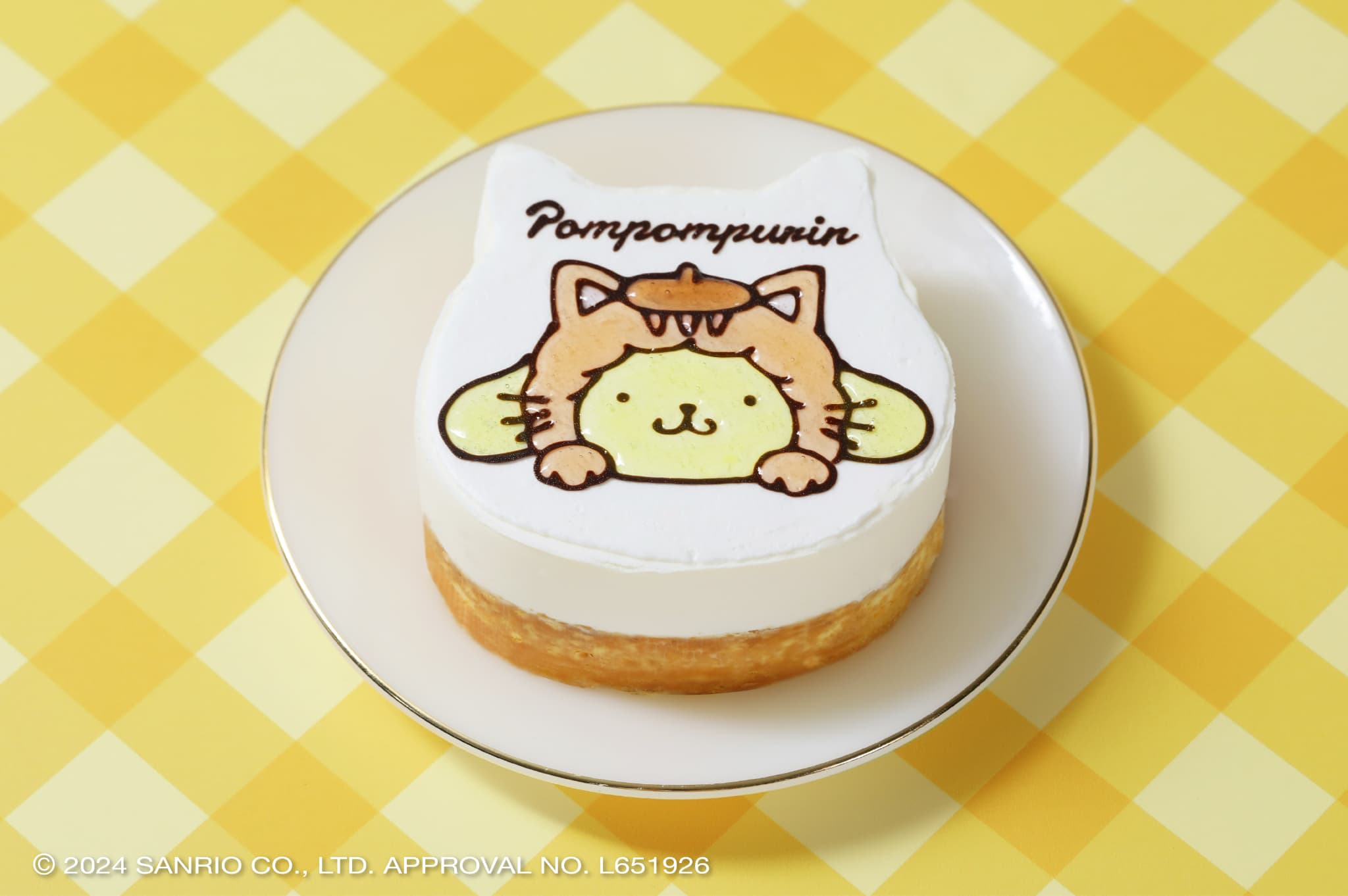 ねこのかぶりものがキュートなオリジナルイラストで発売！ 「ねこねこ」×サンリオのキャラクターのコラボ限定“ねこ型”ケーキが7月16日（火）より公式オンラインストアをはじめ、ピネードにて新登場！のサブ画像3